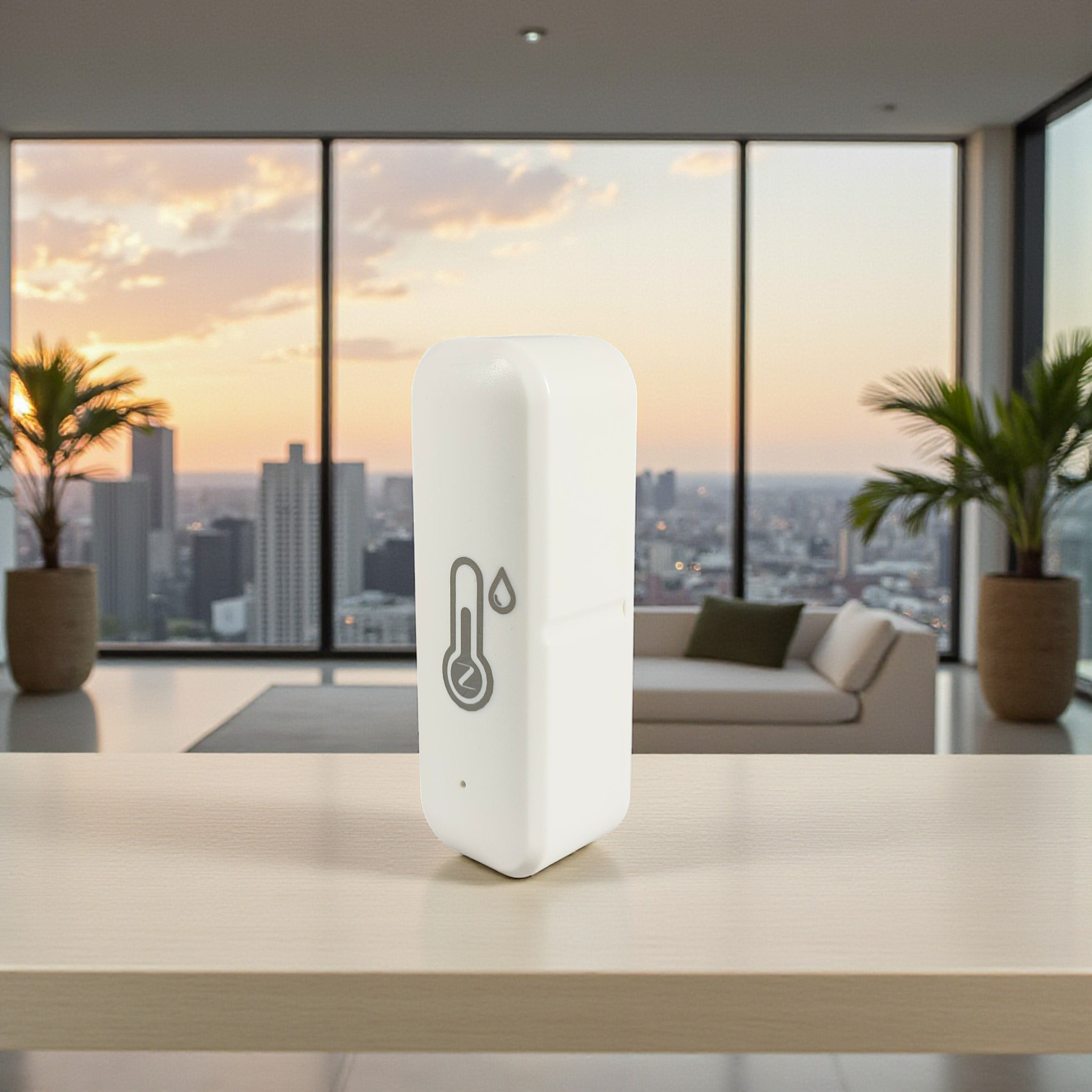 Gambar produk WALE Termometer Suhu Ruangan Hygrometer Smart Sensor ZigBee Smart Life - WL-TH08