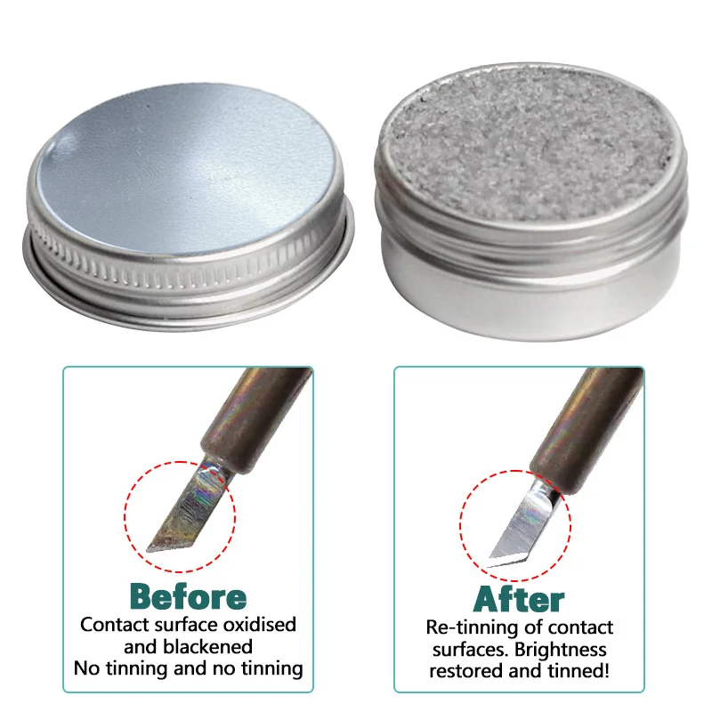 RESIO Pasta Pembersih Ujung Mata Solder Oxidation Cleaning Paste 30g - RS101 Gambar produk RESIO Pasta Pembersih Ujung Mata Solder Oxidation Cleaning Paste 30g - RS101