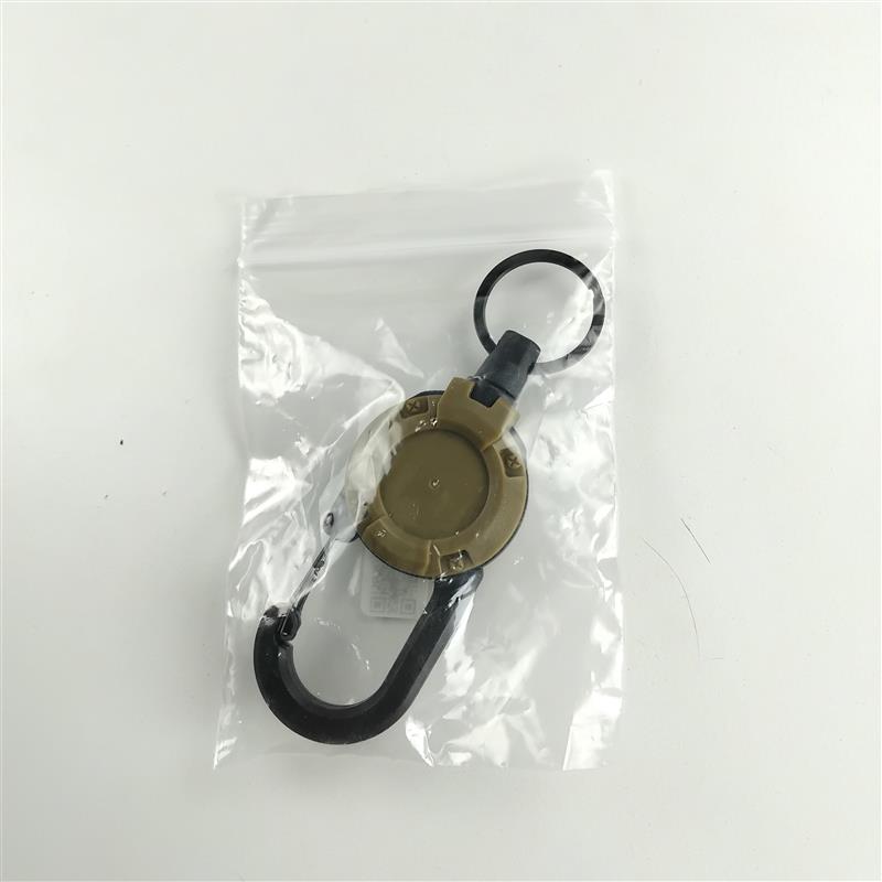 Gambar produk FXM Karabiner Gantungan Kunci Wire Puller Keychain ID Holder - FX-11