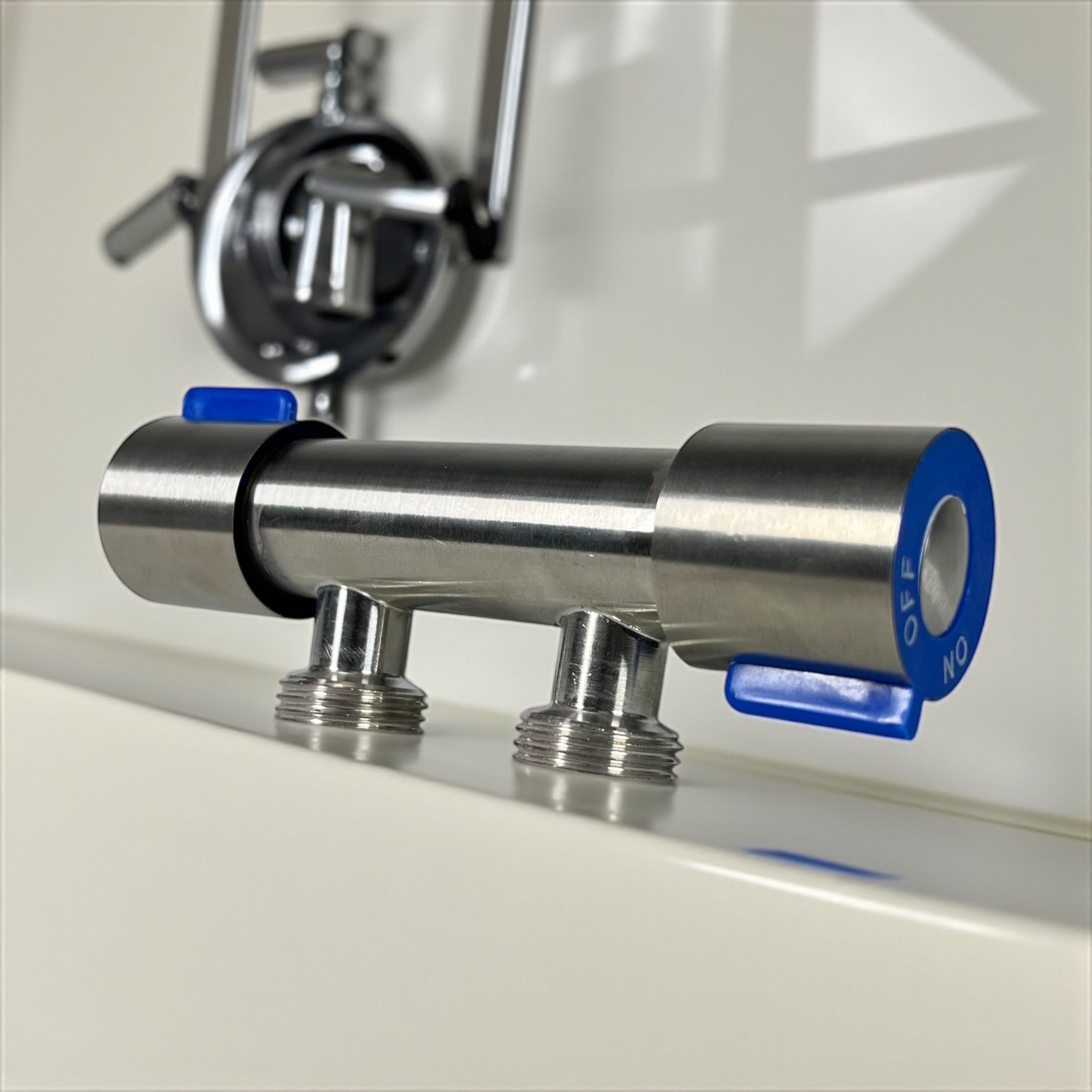 Gambar produk WASHON Keran Air Faucet 2in1 Water Mop Pool Handheld Stainless Steel - A1