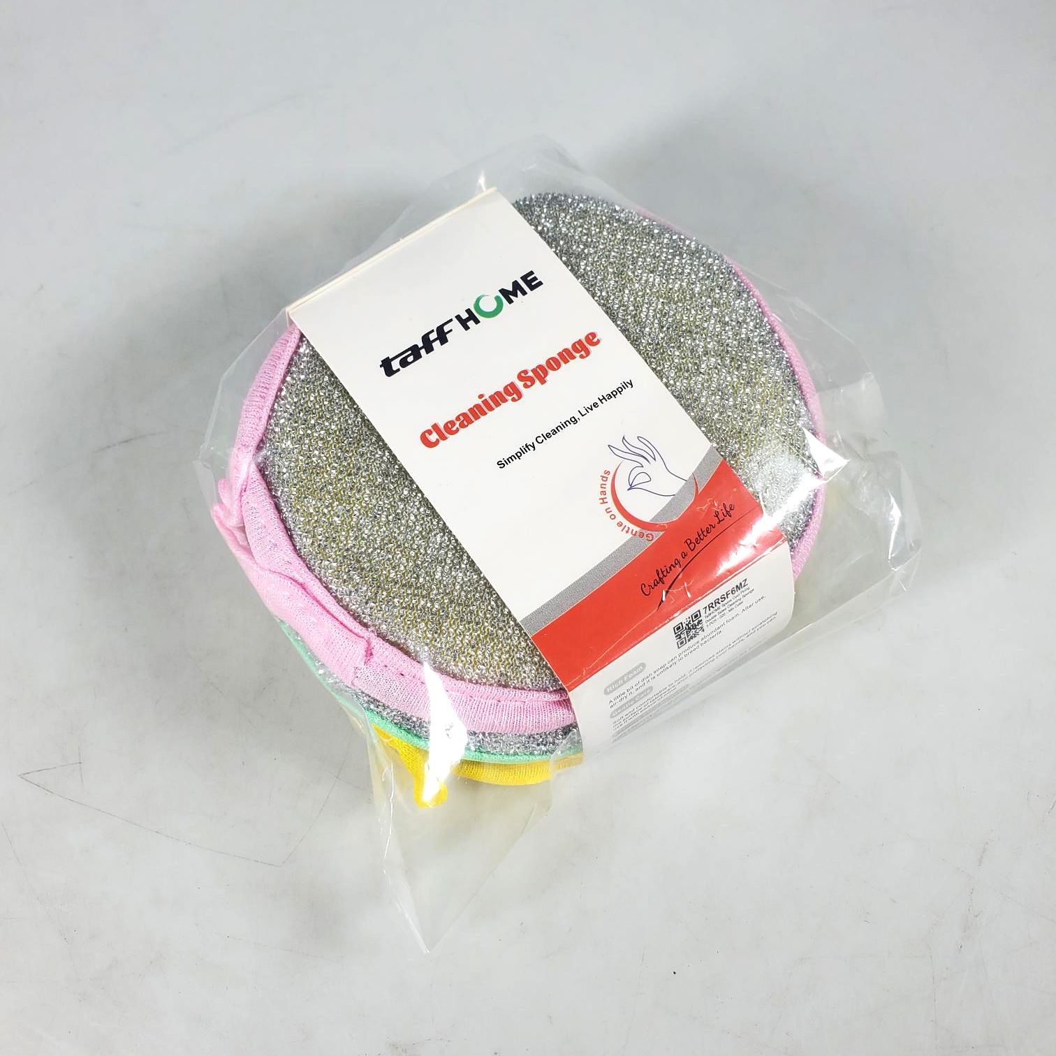 TaffHOME Spons Cuci Piring Double Side Cleaning Sponge 3 PCS - 020 Gambar produk TaffHOME Spons Cuci Piring Double Side Cleaning Sponge 3 PCS - 020