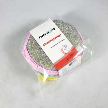 TaffHOME Spons Cuci Piring Double Side Cleaning Sponge 3 PCS - 020 Gambar produk TaffHOME Spons Cuci Piring Double Side Cleaning Sponge 3 PCS - 020