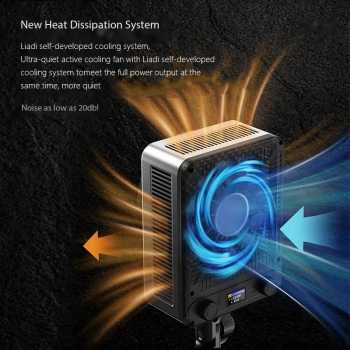 Gambar produk LIYADI Lampu Studio Fotografi COB LED 3in1 Color TFT Display 330W - G330