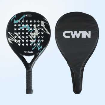 CWIN Raket Padel Round Carbon Fiber 3.6cm Thickness 365g - 4018 Gambar produk CWIN Raket Padel Round Carbon Fiber 3.6cm Thickness 365g - 4018