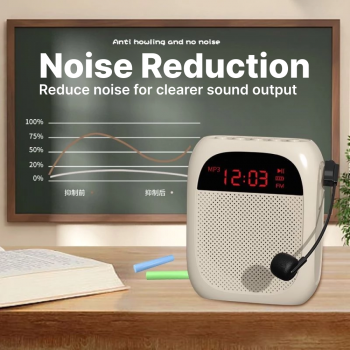 Gambar produk Little Bee Speaker Pinggang Bluetooth Voice Amplifier LED Wired 10W - YW-166U