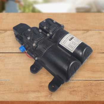 Gambar produk MUDEBI Pompa Air Elektrik Dual Core High Pressure Pump 12V 105 PSI - DP-1036