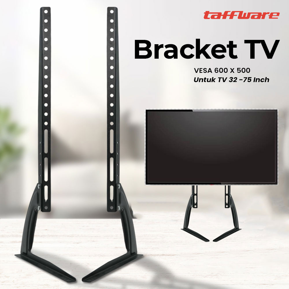 Gambar produk Taffware Bracket TV Stand VESA 600 x 500 for 32-75 Inch TV - HQ-008