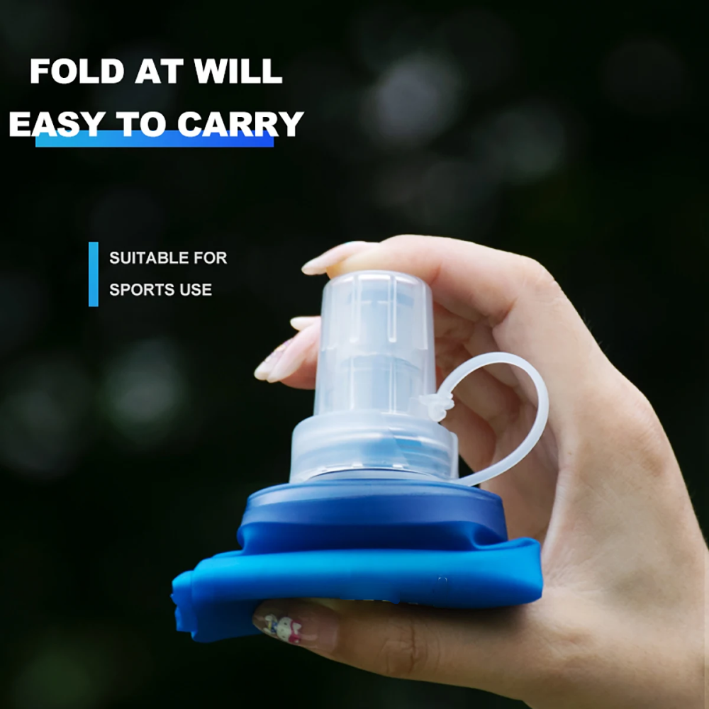 Gambar produk TaffSPORT Botol Minum Soft Flask Foldable Sport Water TPU 250ml - TF-25