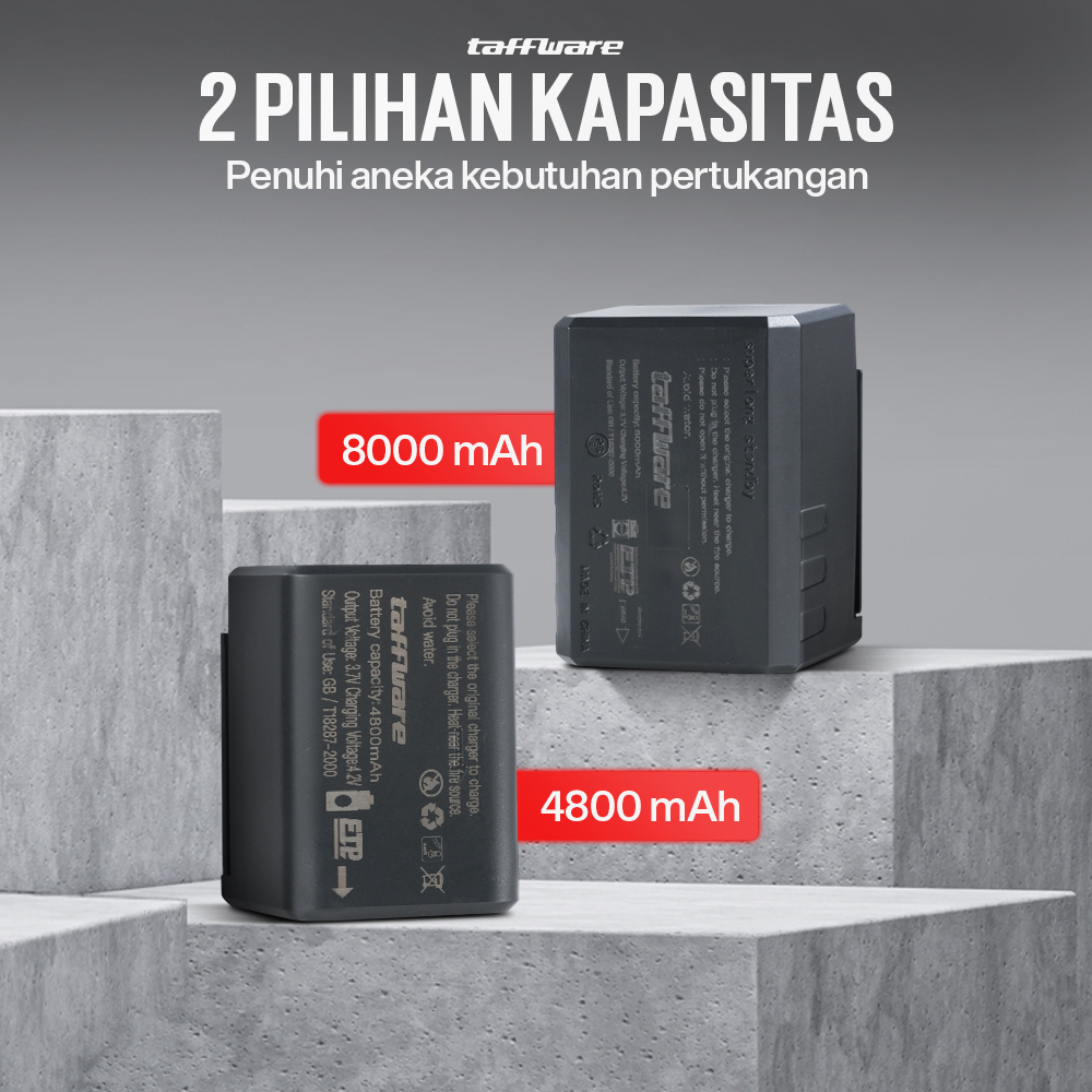 Taffware Baterai Laser Level 3D Isi Ulang Rechargeable Battery 8000mAh - BM02 Gambar produk Taffware Baterai Laser Level 3D Isi Ulang Rechargeable Battery 8000mAh - BM02