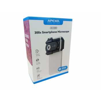 Gambar produk APEXEL Lensa Kamera HP Smartphone Microscope 300X LED with CPL Filter - APL-MS300