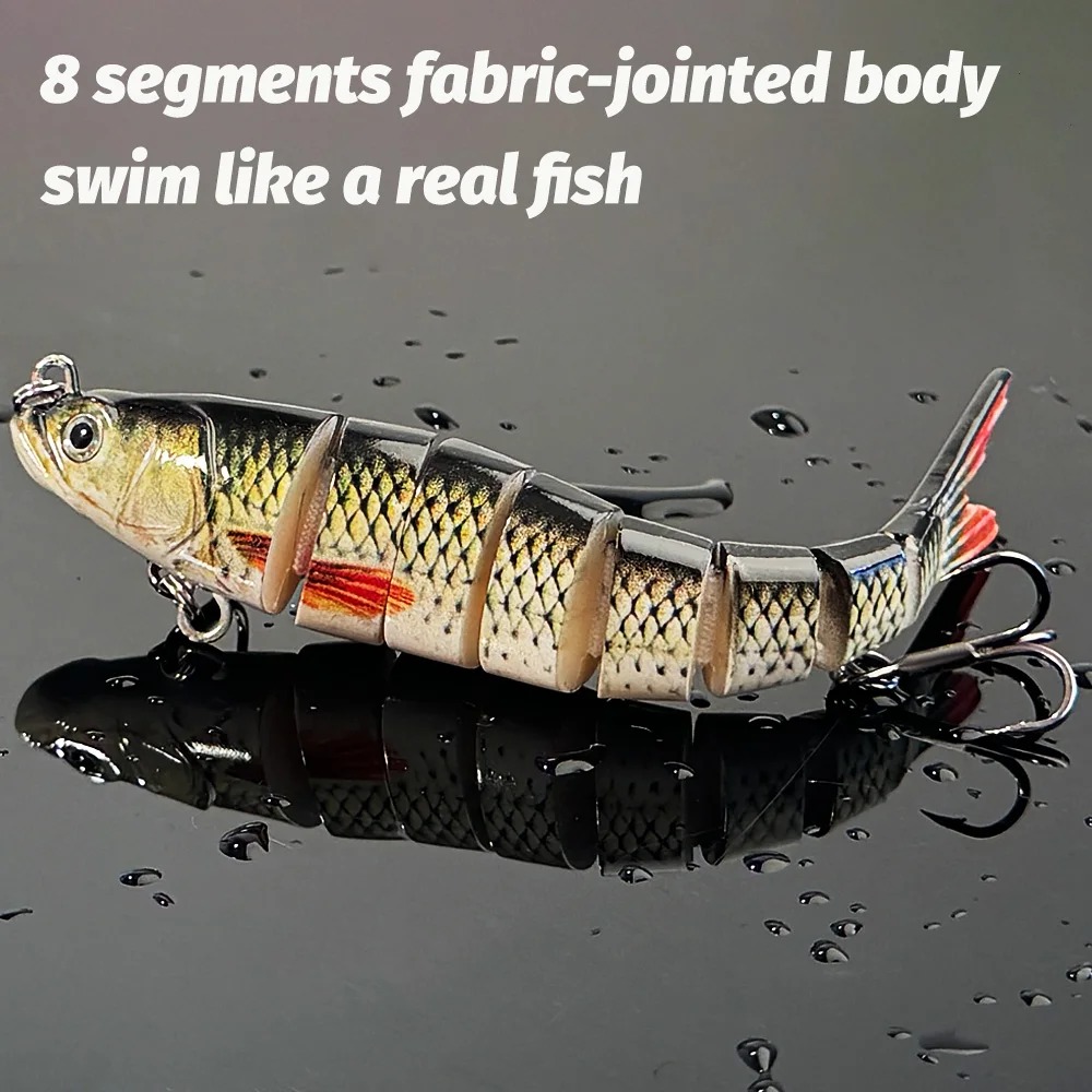 Gambar produk GOBAIT Umpan Pancing Ikan Lifelike Fish Bait Lure 8 Section 13.5cm 27g - GB-13