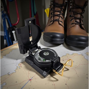 FORFAR Kompas Bidik Prisma Lipat Navigasi Outdoor Camping Survival - F01 Gambar produk FORFAR Kompas Bidik Prisma Lipat Navigasi Outdoor Camping Survival - F01