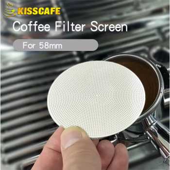 KissHome Puck Screen Portafilter Espresso 150 Micron 58mm 0.2mm - KH2