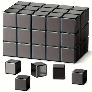 Gambar produk NEOTRA Strong Neodymium Magnet Cube NdFeB N25 5x5x5mm 100 PCS - F0009123
