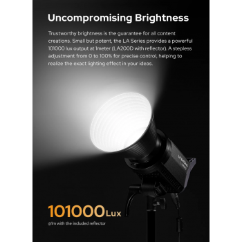 Godox Litemons Lampu LED Fotografi Bi-Color Video Studio 6500K 190W - LA150Bi Gambar produk Godox Litemons Lampu LED Fotografi Bi-Color Video Studio 6500K 190W - LA150Bi