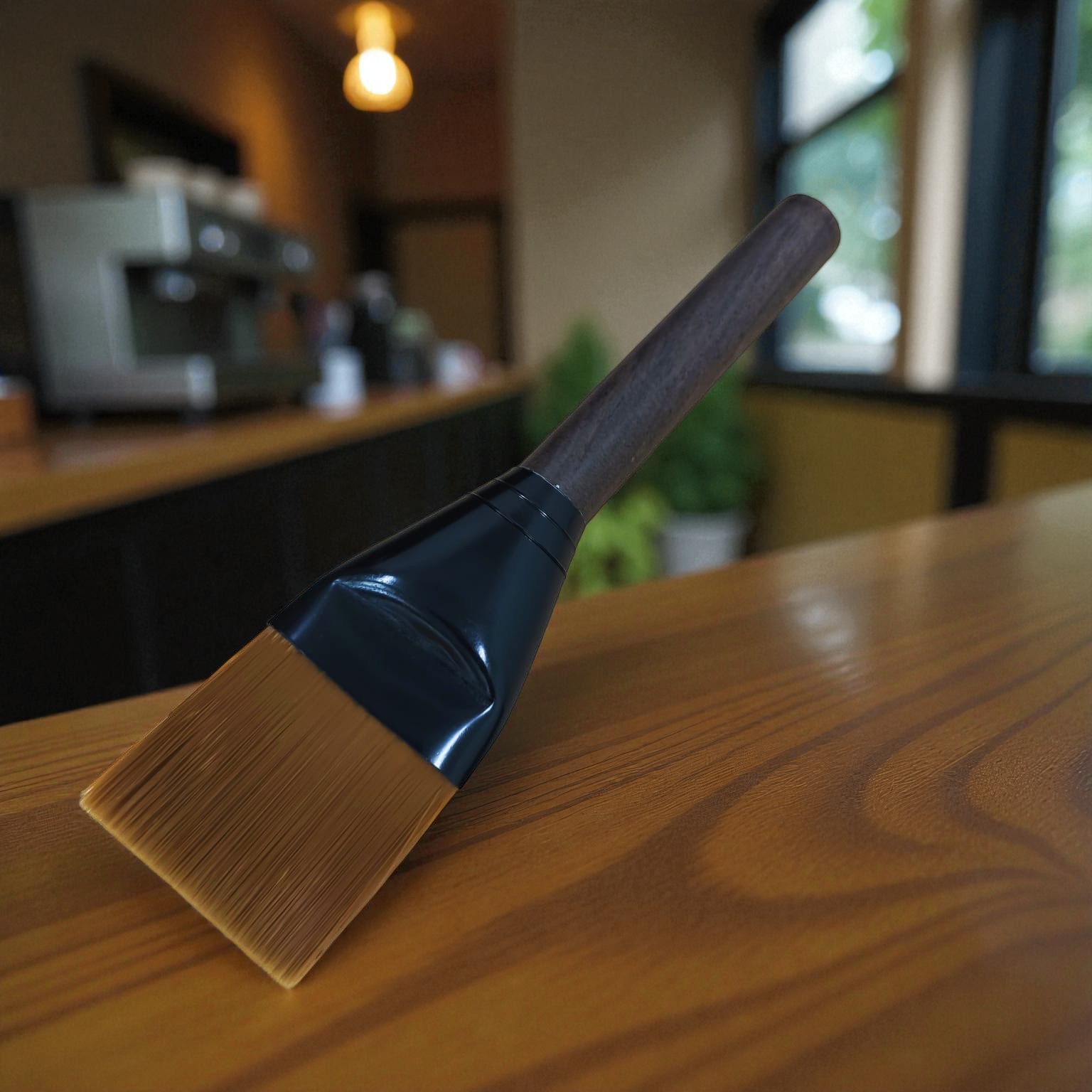 Gambar produk KISSHOME Kuas Pembersih Mesin Espresso Coffee Wooden Brush Cleaning - NA-429