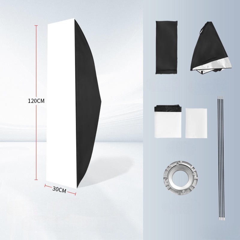 Gambar produk GuangYi Softbox Rectangular Reflector Lighting Bowens Mount 30x120cm - GY22
