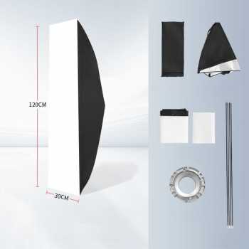 Gambar produk GuangYi Softbox Rectangular Reflector Lighting Bowens Mount 30x120cm - GY22