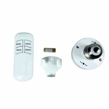 Gambar produk LEZHI Fitting Lampu Bohlam E27 dengan Remot Kontrol 50W - AX727
