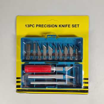 Gambar produk KNIFEZER Set Pisau Ukir Seni 13 in 1 Crafting Knife 3 Handle - A-003