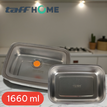 TaffHOME Kotak Makan Anti Tumpah Lunch Bento Box Stainless Steel 410 - KT275