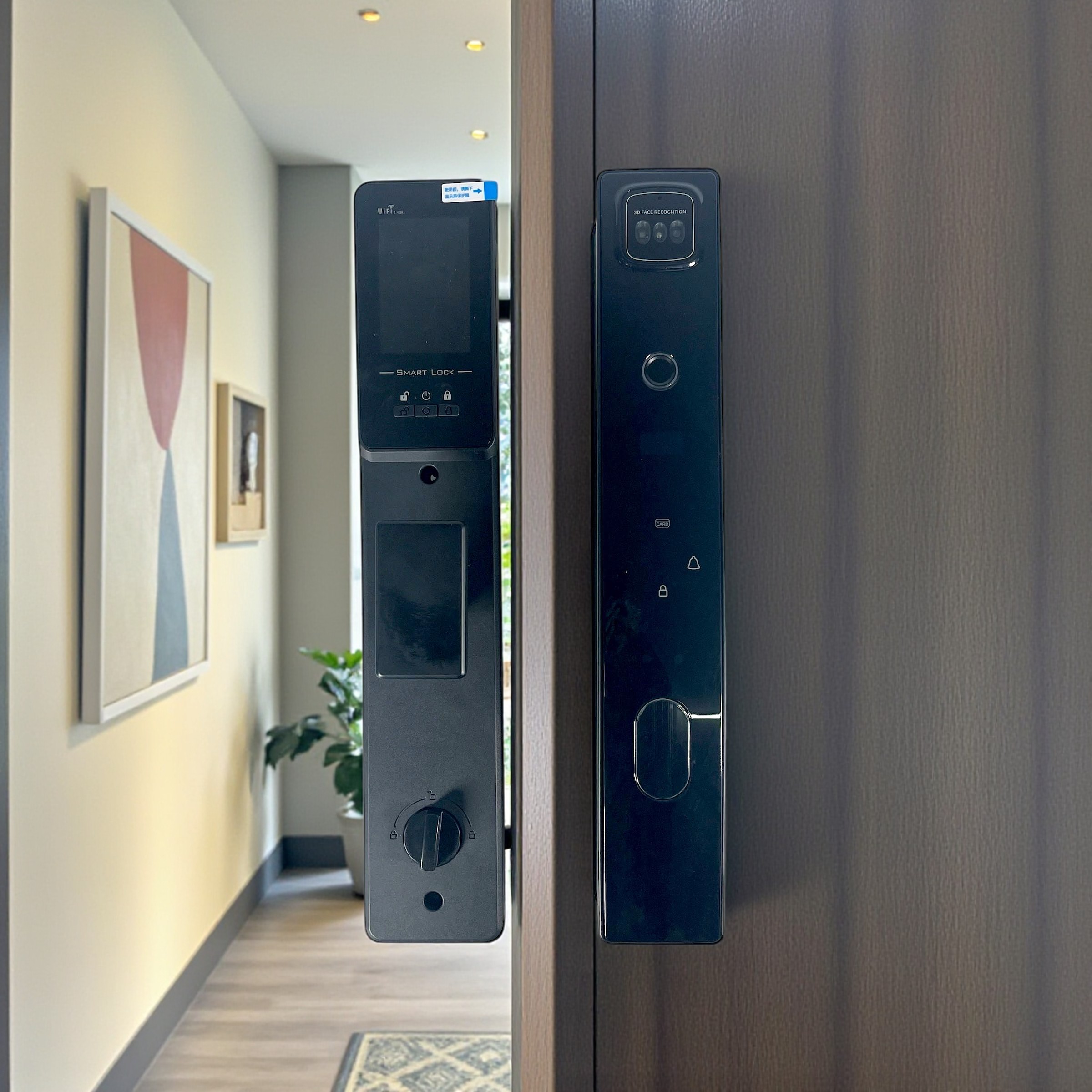 Gambar produk JYS Smart Door Lock Fingerprint Face Recognition Password Dingdong App - B01RL-TC