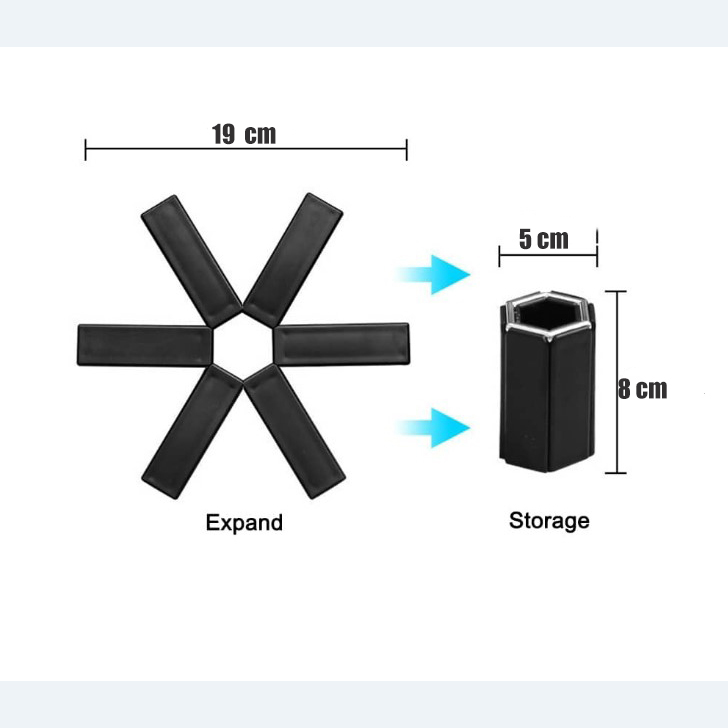 PENGHUI Alas Insulasi Heat Insulation Pad Dish Placemat Pot Pan 19cm - L-19 Gambar produk PENGHUI Alas Insulasi Heat Insulation Pad Dish Placemat Pot Pan 19cm - L-19