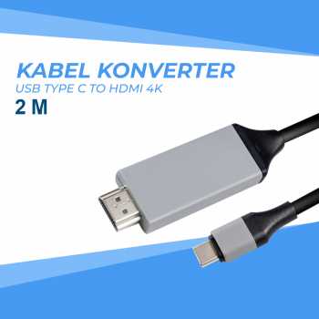 FSU Kabel Konverter USB Type C to HDMI 4K 30Hz - VUH-05