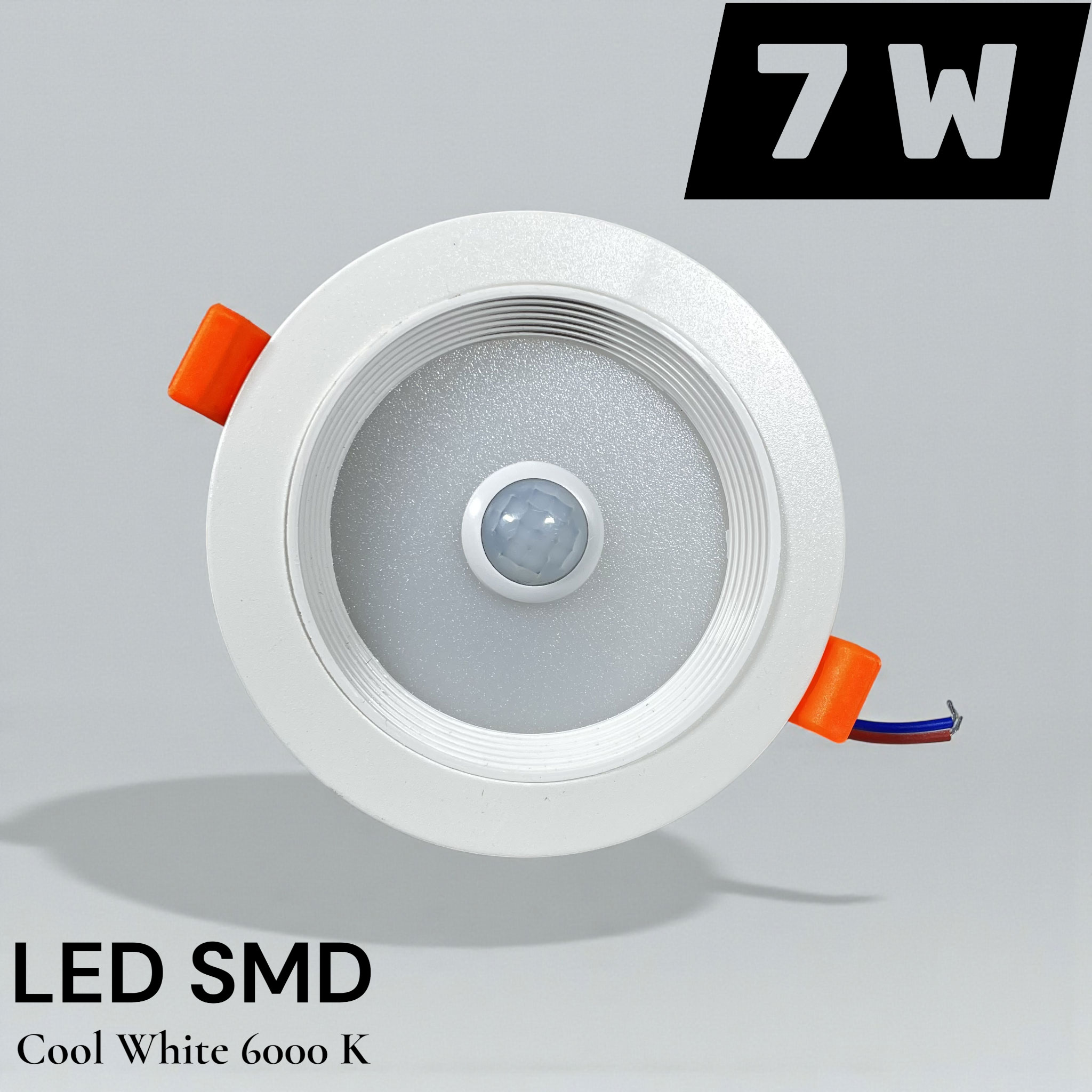 ZHENGHAO Lampu Sorot LED Plafon Downlight Sensor PIR Cool White 6000K - ZG45 Gambar produk ZHENGHAO Lampu Sorot LED Plafon Downlight Sensor PIR Cool White 6000K - ZG45
