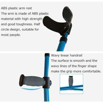 LUYANG Tongkat Jalan F Lipat Walking Stick Crutch Foldable Adjustable - GT923L-A Gambar produk LUYANG Tongkat Jalan F Lipat Walking Stick Crutch Foldable Adjustable - GT923L-A