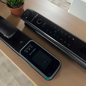 Gambar produk TaffHOME Smart Door Lock Fingerprint Face Recognition Password Tuya - 5S
