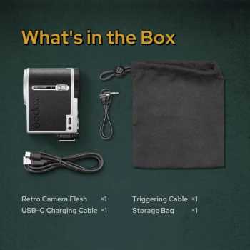 Gambar produk Godox Flash Camera Wireless 6000K GN12 7 Level Speedlite Trigger - Lux Junior
