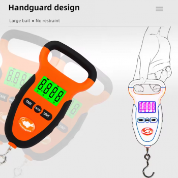 Gambar produk JUANJUAN Timbangan Koper Digital 50 kg Portable Hook Scale Pocket - LS03