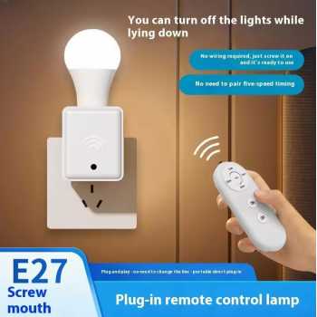 Homeclub Fitting Lampu Soket Pintar Smart Adapter Remote EU Plug E27 - 265N