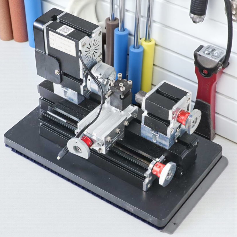 Tool The First Mesin Bubut Mini Lathe Wood Metalworking 60W - TZ20002MG Gambar produk Tool The First Mesin Bubut Mini Lathe Wood Metalworking 60W - TZ20002MG