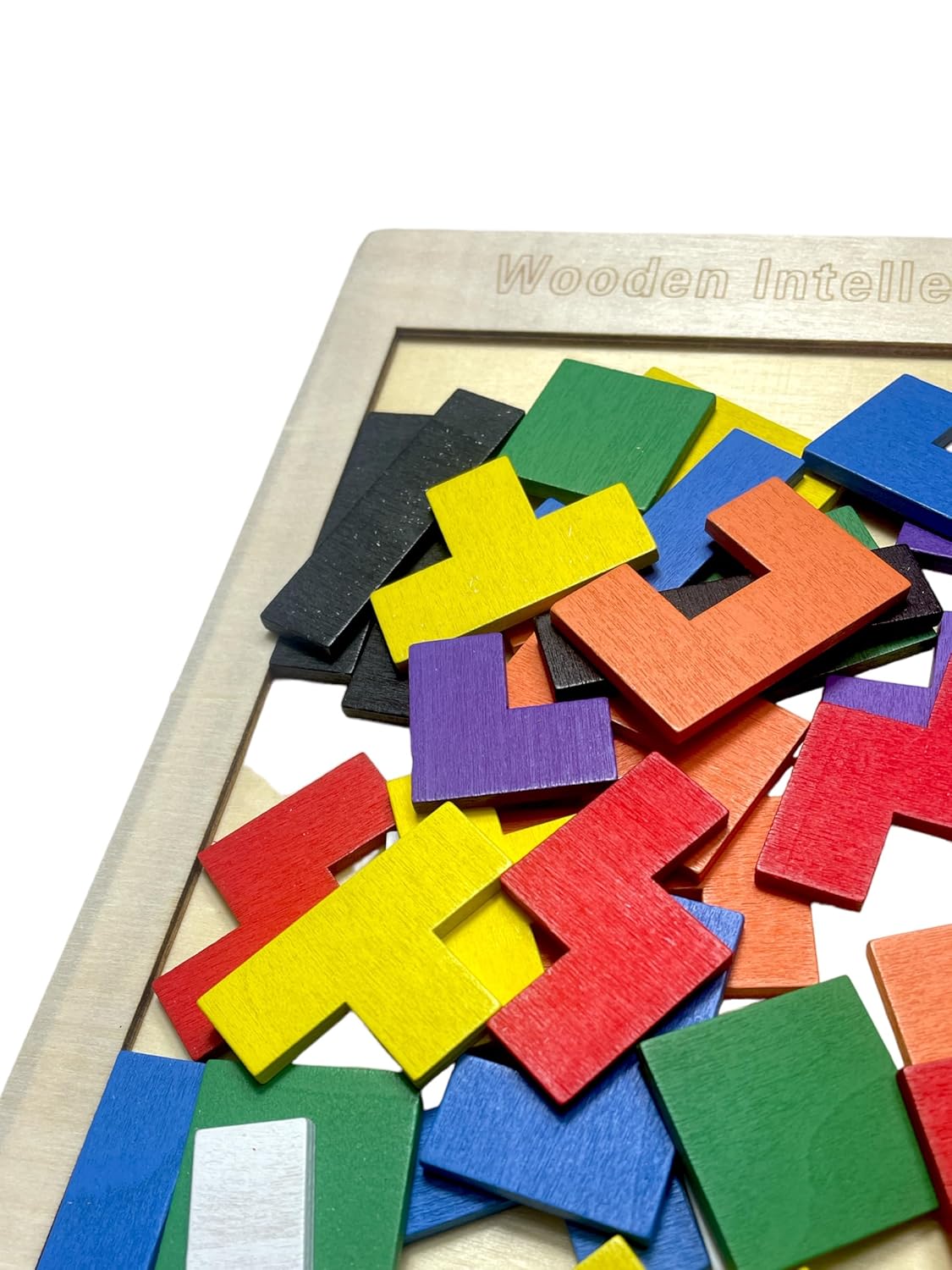 Gambar produk Mainan Puzzle Tangram Tetris Wooden Intelligence - WO01