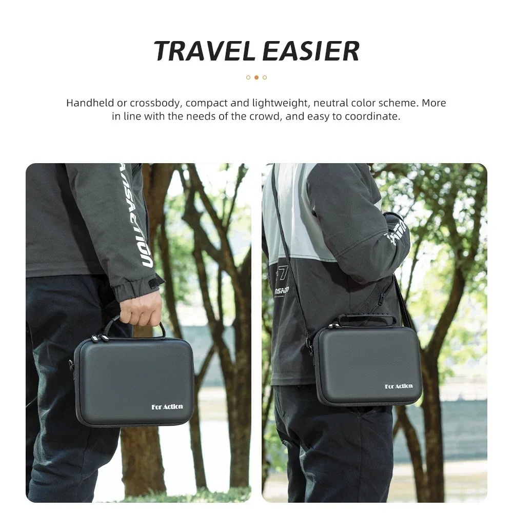 Gambar produk XFJI Tas Kamera Aksi DJI 3/4/5 Pro Hard Shell Action Storage Bag - XF-345