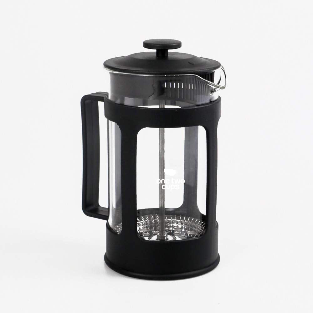 Gambar produk One Two Cups French Press Coffee Maker Pot Plunger Glass 600ml - KG73I