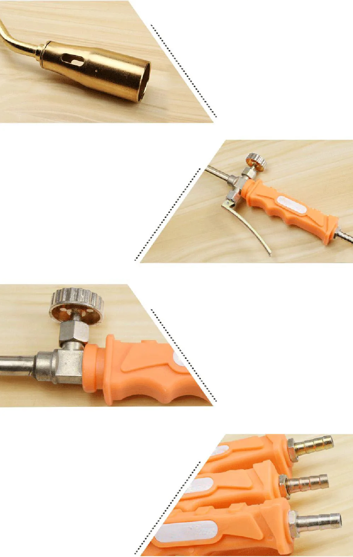 Gambar produk ZEHEN Alat Bakar Gas LPG Welding Torch Flamethrower Double Switch 50mm - ZS60
