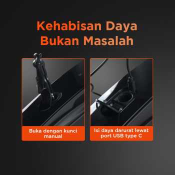 Gambar produk Joneytech Smart Door Lock Fingerprint Face Recognition App Intercom - B01RL-DJ