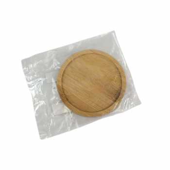 WITUSE Alas Tatakan Pot Tanaman Gelas Bamboo Tray Circle 9.5 cm - EQF95 Gambar produk WITUSE Alas Tatakan Pot Tanaman Gelas Bamboo Tray Circle 9.5 cm - EQF95