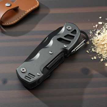 Gambar produk MILAIKE Pisau Lipat Multifungsi 12in1 Swiss Army Multitools EDC - ML95