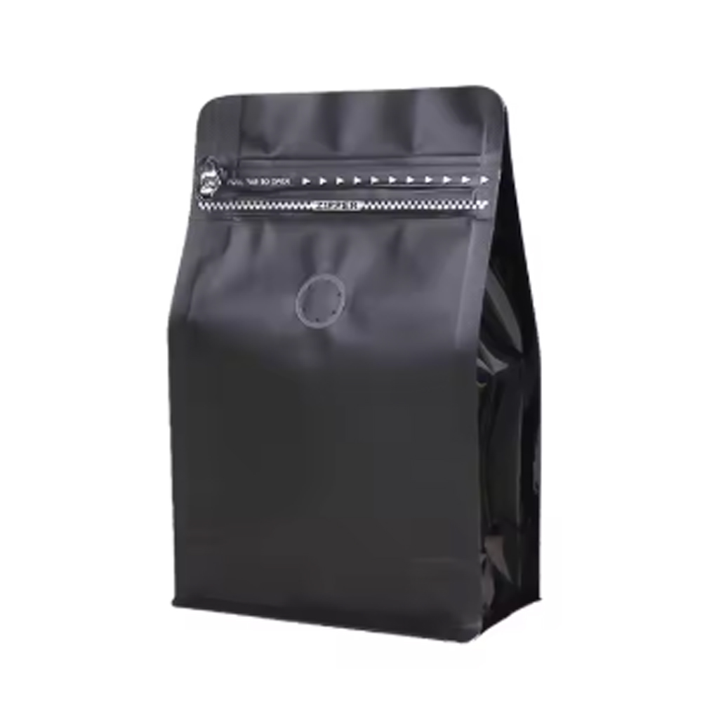 Gambar produk KOFE Kemasan Kopi Standing Pouch Ziplock Flat Bottom with Valve 10 PCS 250g - KF-10