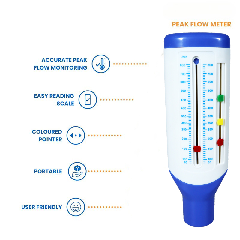 LIFE LINE Peak Flow Meter Mini Alat Ukur Pernapasan Monitor Paru - AM-01 Gambar produk LIFE LINE Peak Flow Meter Mini Alat Ukur Pernapasan Monitor Paru - AM-01