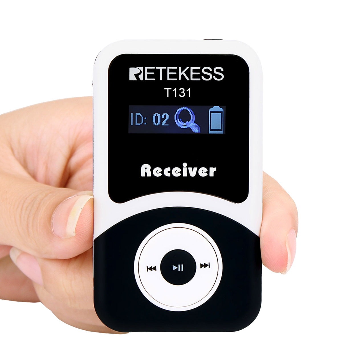 RETEKESS Audio Tour Guide Wireless Receiver 600mAh with Earphone - T131 Gambar produk RETEKESS Audio Tour Guide Wireless Receiver 600mAh with Earphone - T131