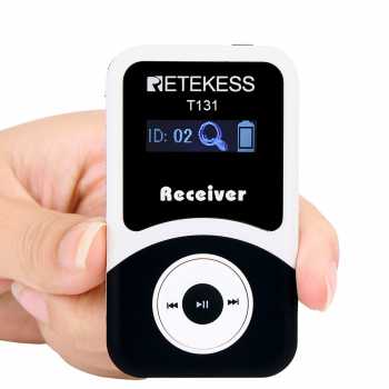 RETEKESS Audio Tour Guide Wireless Receiver 600mAh with Earphone - T131 Gambar produk RETEKESS Audio Tour Guide Wireless Receiver 600mAh with Earphone - T131