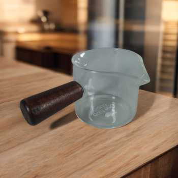 One Two Cups Gelas Milk Jug Pitcher Espresso Double Mouth 75ml - S08 Gambar produk One Two Cups Gelas Milk Jug Pitcher Espresso Double Mouth 75ml - S08