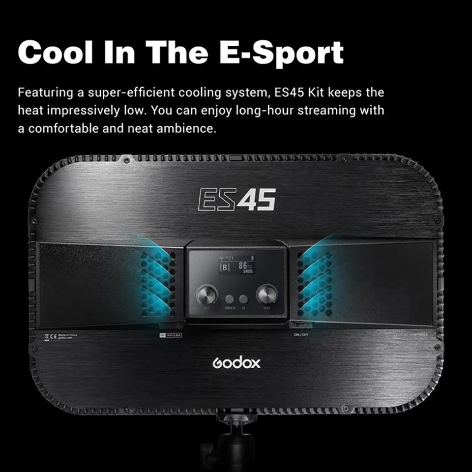 Gambar produk Godox Lampu Fill Light E-Sport LED 3in1 Color Adjustable with APP - ES45