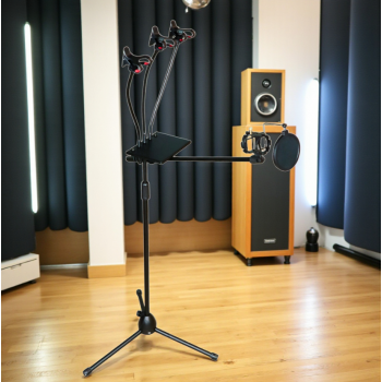 Gambar produk TaffSTUDIO Microphone Standing Holder Tripod 3x Smartphone Holder - NB-04P
