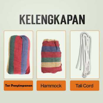 Gambar produk Hammock Tempat Tidur Gantung Double Thick Canvas - JS426